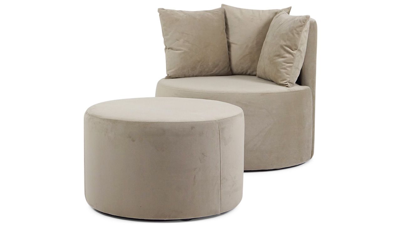 Hocker  Lucano B65 x D65 x H40 cm