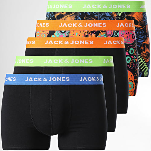 Lot De 5 Boxers Pop Skulls Noir