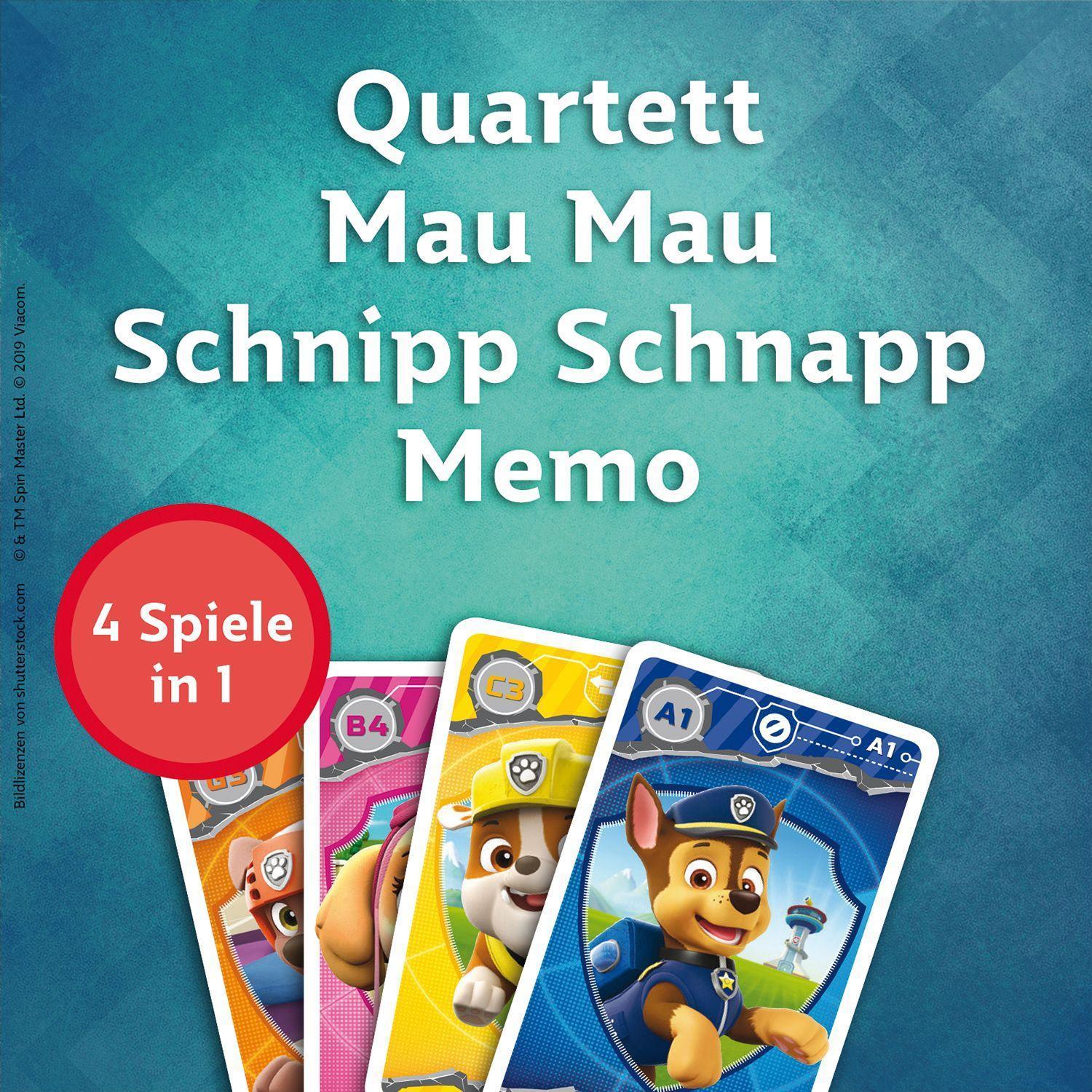 Paw Patrol - Quartett 4 in 1