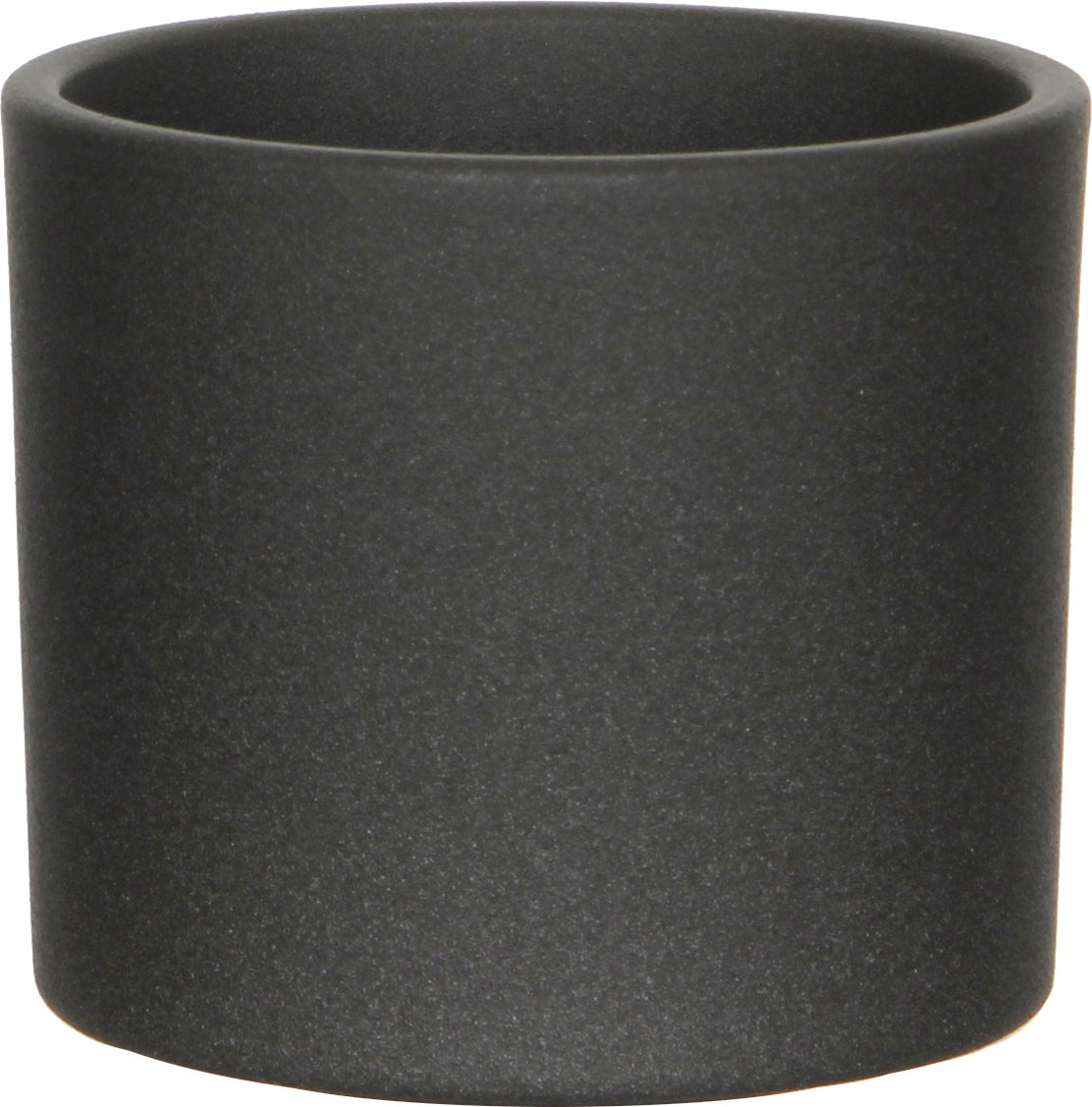 Mica Decorations bloempot Era donker grijs D 13,5 H 12,5 cm