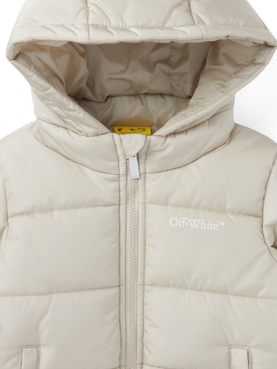 Off-White Bookish Diag Short Puffer