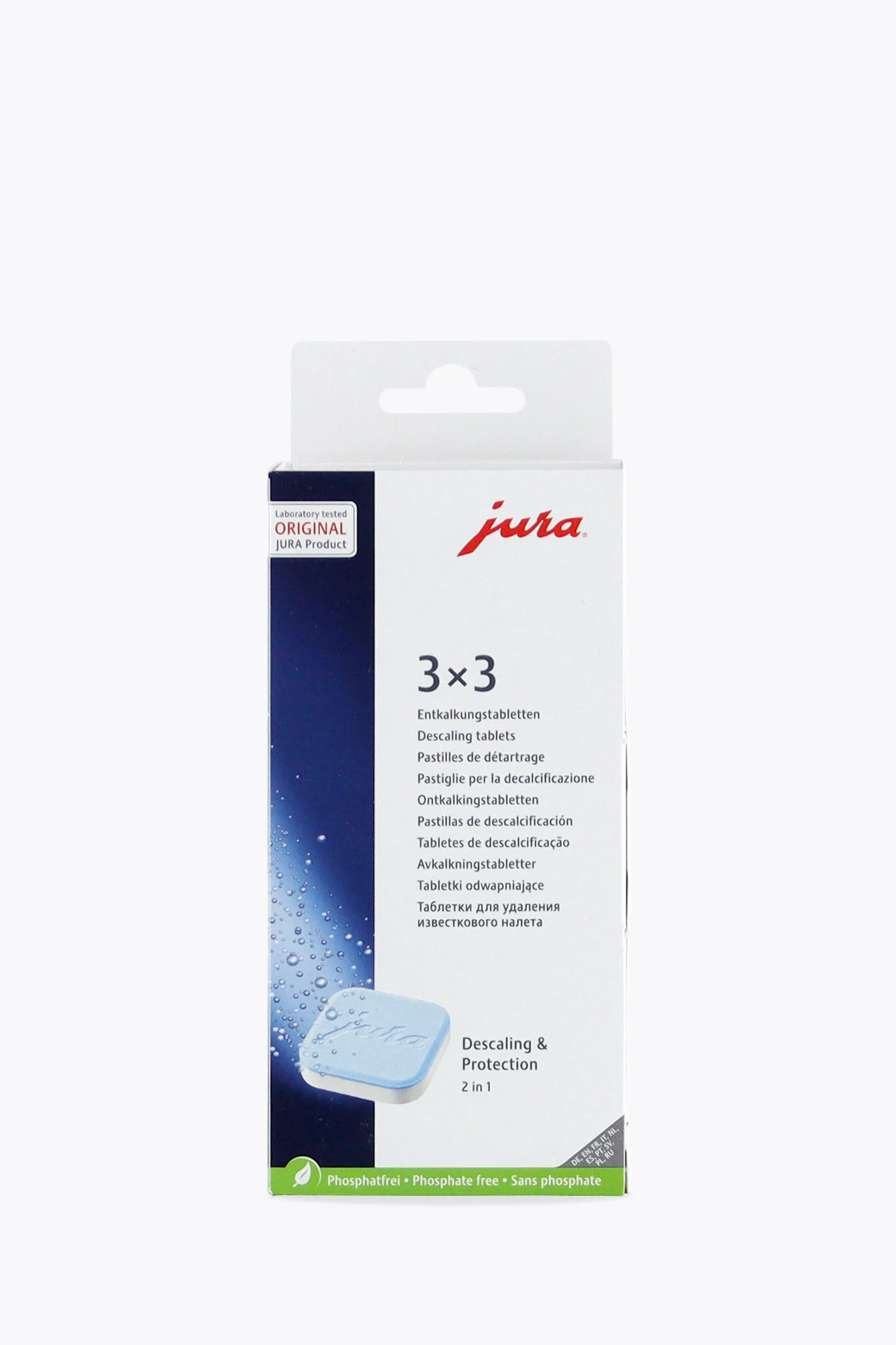 Jura 2-Phasen-Entkalkungstabletten 9 Stück