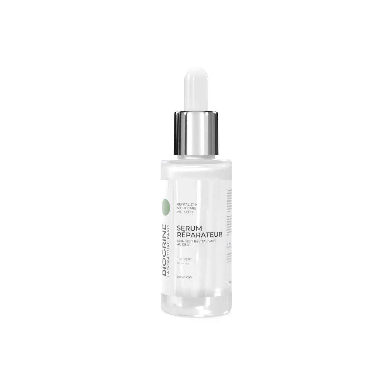 BIOGRINE „SERUM REPARATEUR“  REVITALISIERENDE NACHTBEHANDLUNG MIT CBD  GRÜNER TEE