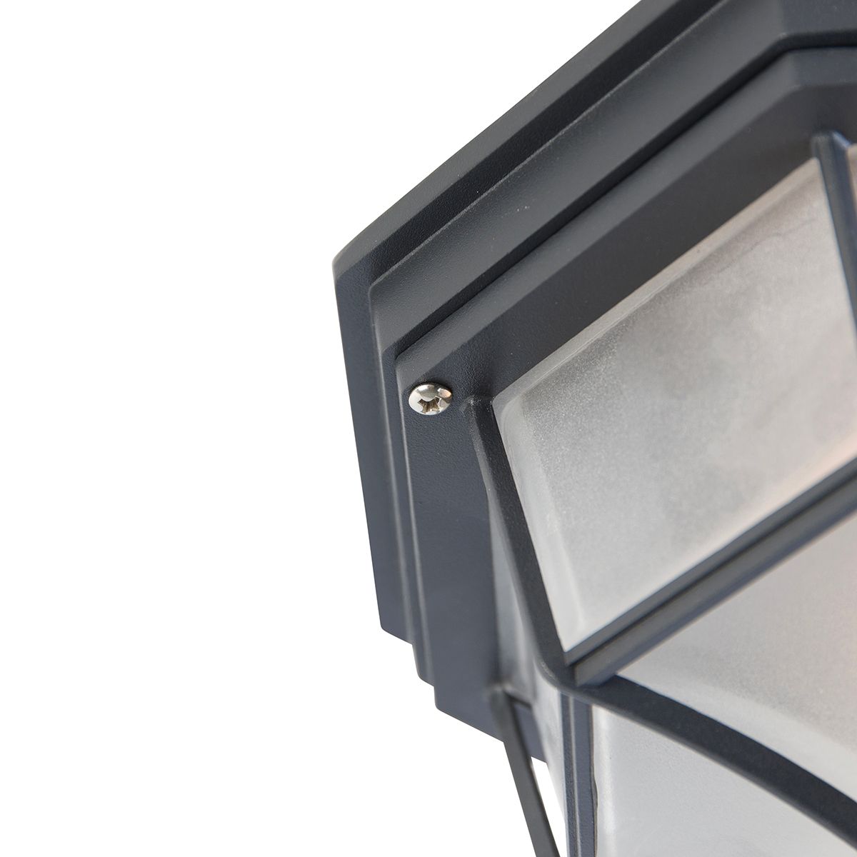 Landelijke plafondlamp donkergrijs 26,5 IP44 - Bri