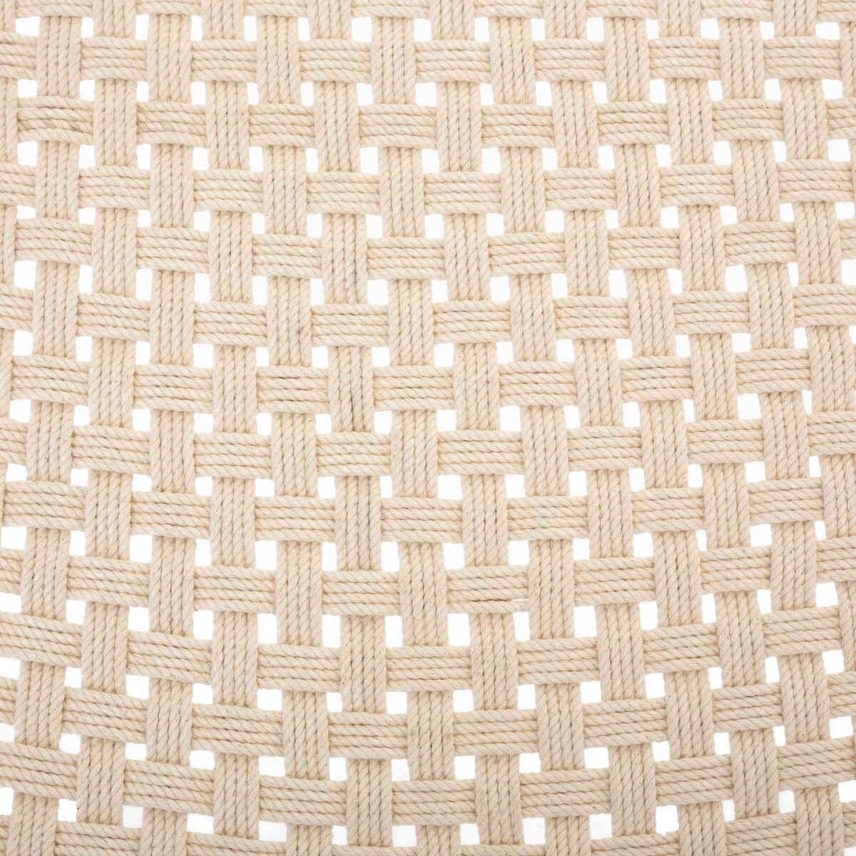 FAUTEUIL MACRAME RAINA BLANC