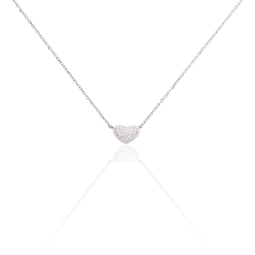 Collier Alois Argent Blanc Oxyde De Zirconium