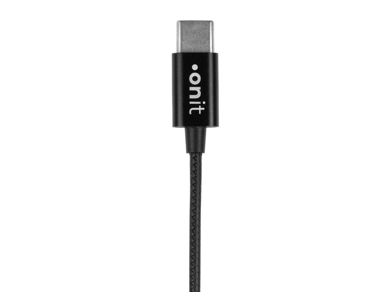 onit In-Ear-Kopfhörer USB Typ-C Schwarz Klassischer Kopfhörer für den Lifestyle-Einsatz