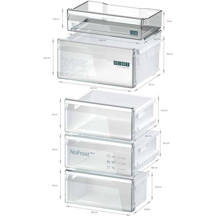 Siemens Kühl- / Gefrierkombination iQ300 KG39NXXBF
