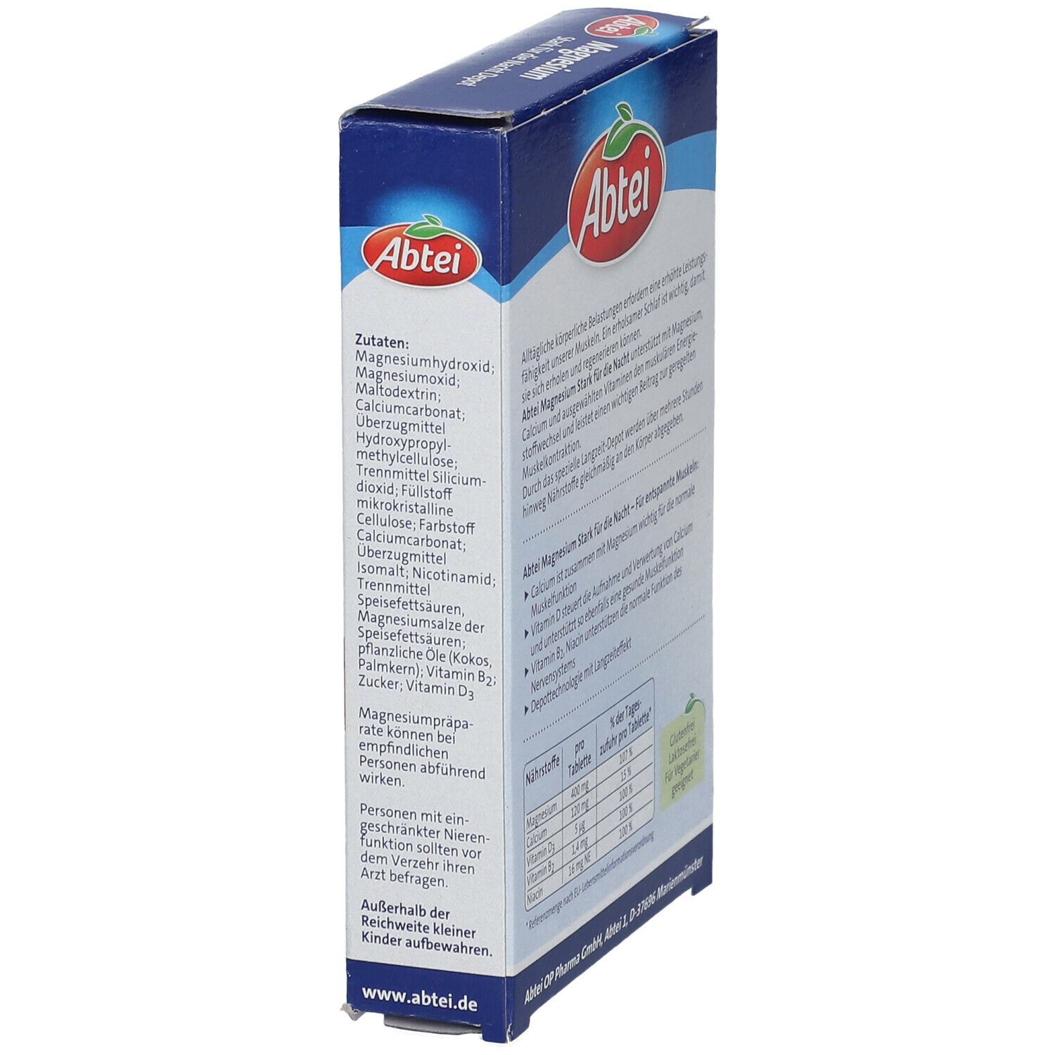 Abtei Magnesium 400 Stark für die Nacht
