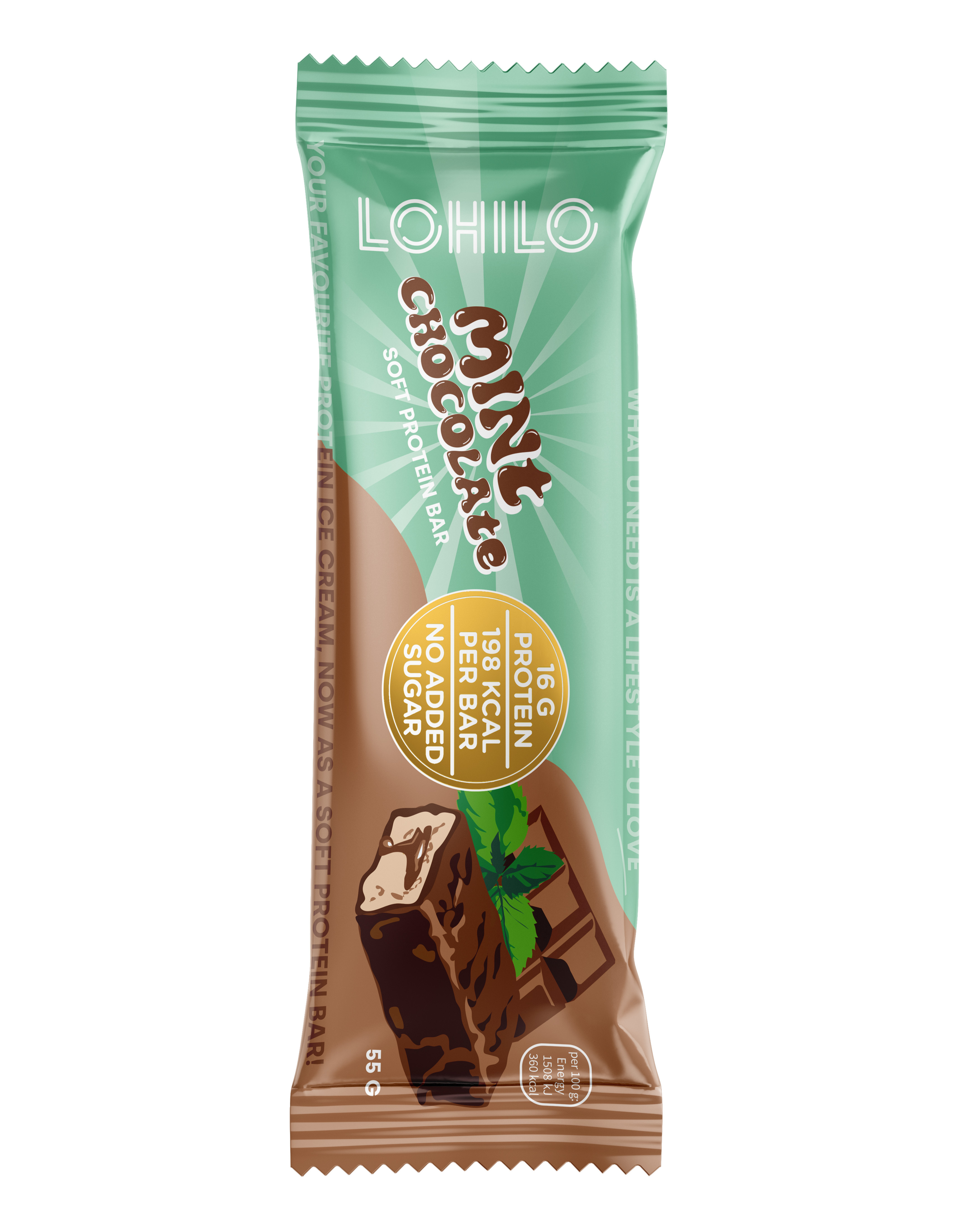 Lohilo Proteinbar Mint Chocolate 55g