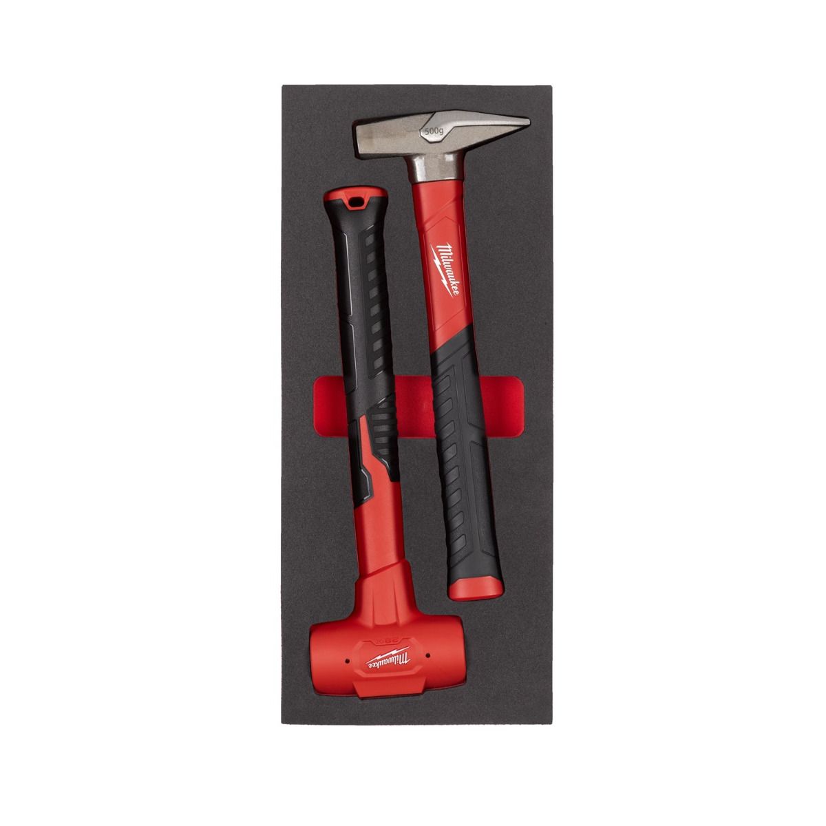 Milwaukee TOOLGUARD™ Gevulde stalen gereedschapswagen rood 78cm EU standaard uitvoering 206-delig - 4932498185