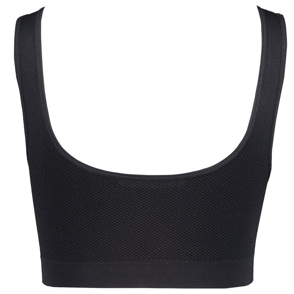 Dames sport BH Naadloos Zwart kopen? Goed en goedkoop