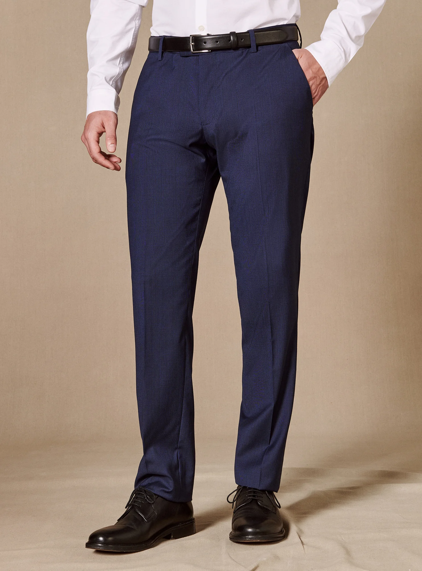 Pantalon de Costume en laine Gekko Navy