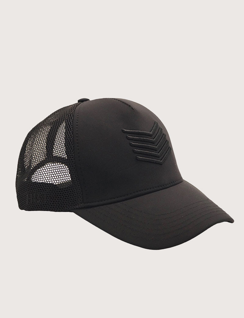 HBT CASQUETTE CHEVRONS NOIRE MIXTE