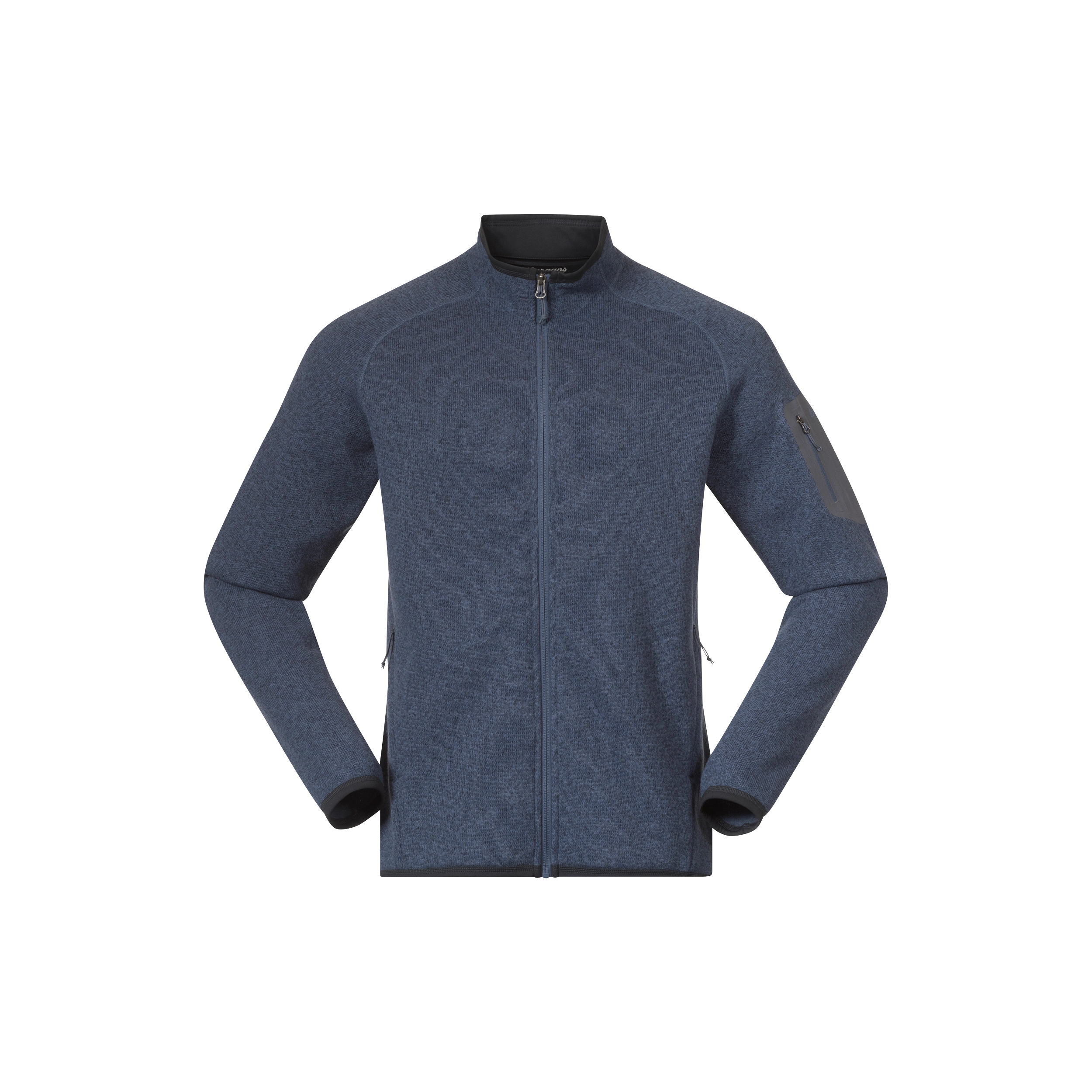 Kamphaug Knitted Jacket Granite Blue