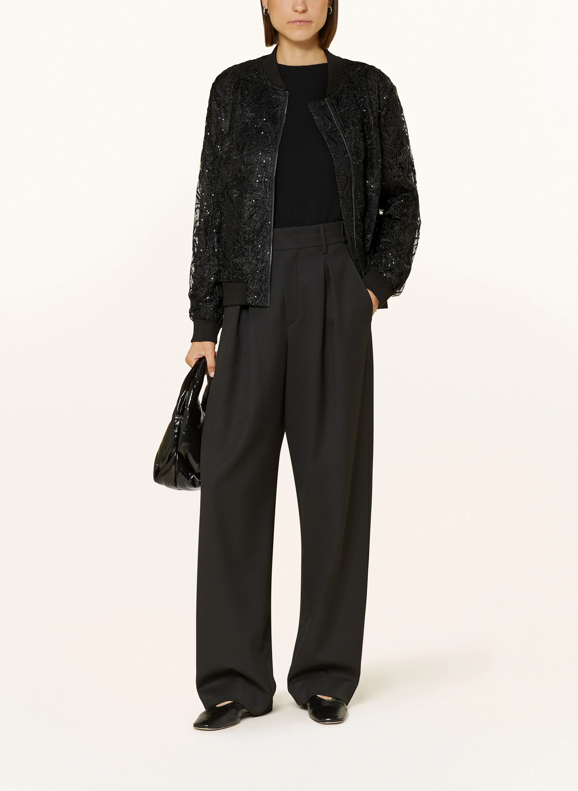darling harbour Blouson aus Spitze mit Pailletten