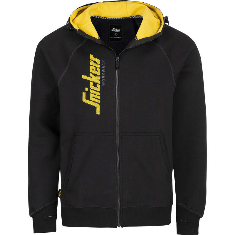 Snickers hoodie met rits 2888 XL zwart