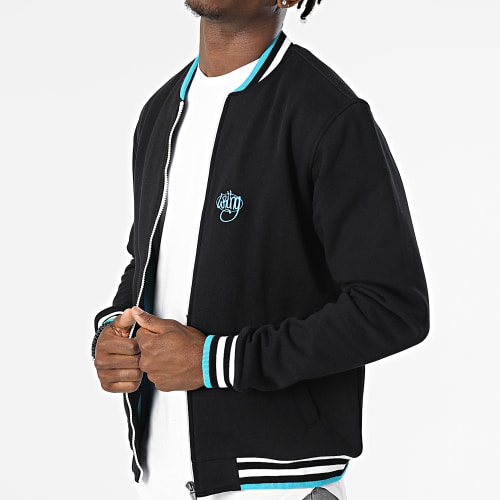 Veste Zippée College Noir