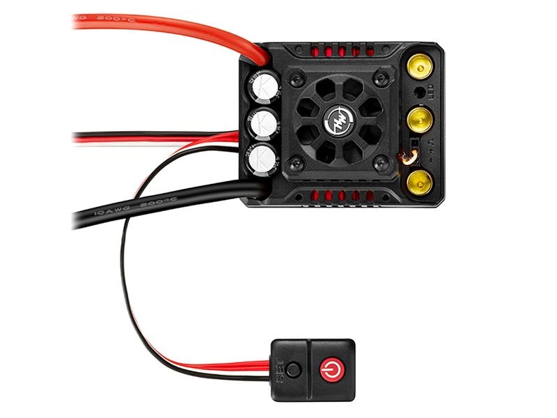 Hobbywing Brushless Regler QuicRun WP8BL150 G2 150A, 3-6S Wasserdichter Brushless Sensorless ESC für RC-Fahrzeuge im Massstab 1:8