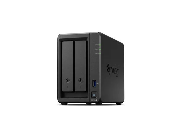 Synology Disk Station DS723  - NAS-server - 2 bays - RAID 0, 1, JBOD - RAM 2 GB - Gigabit Ethernet - iSCSI support