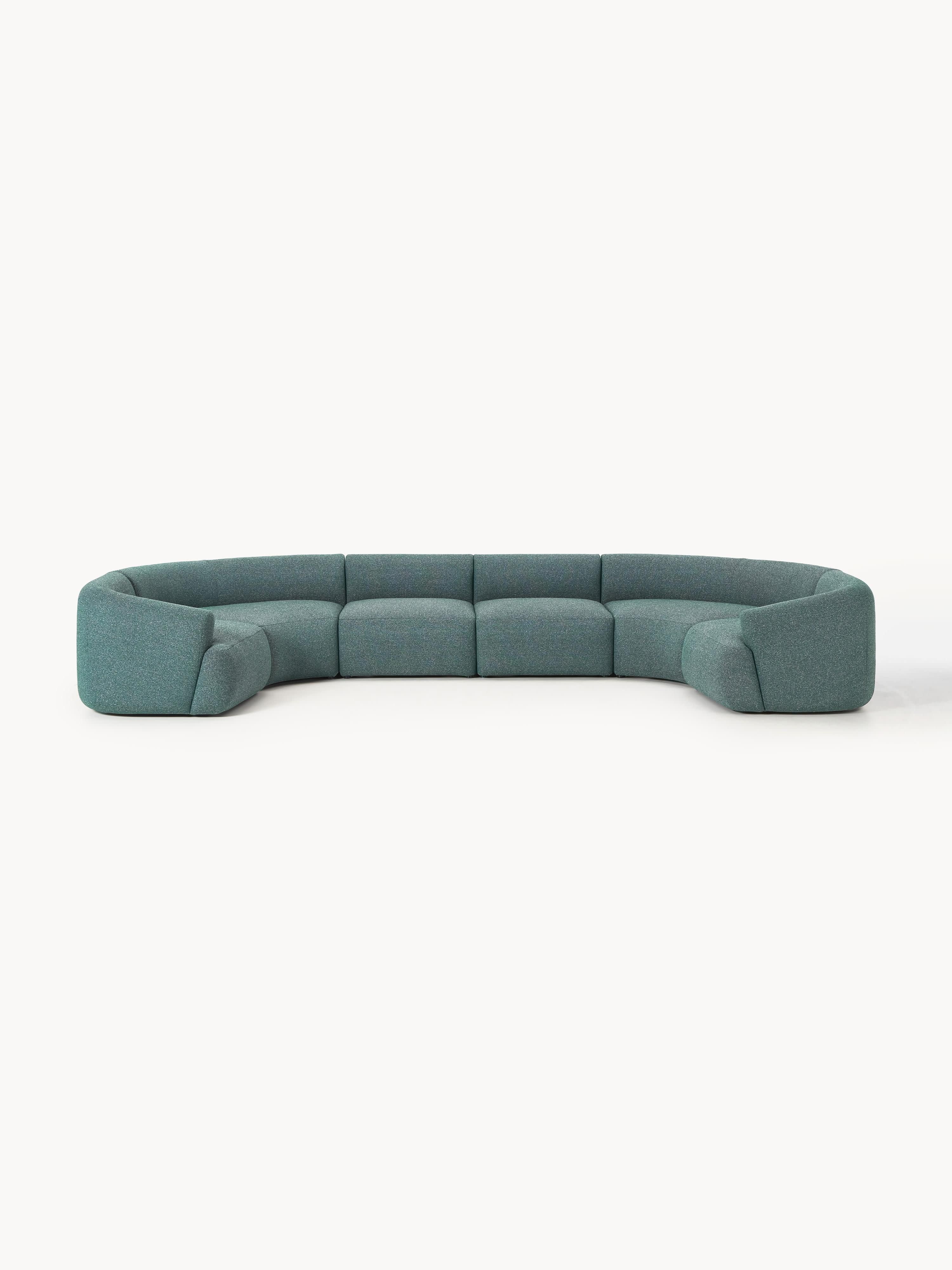 Modulaire XL bouclé U-bank Sofia