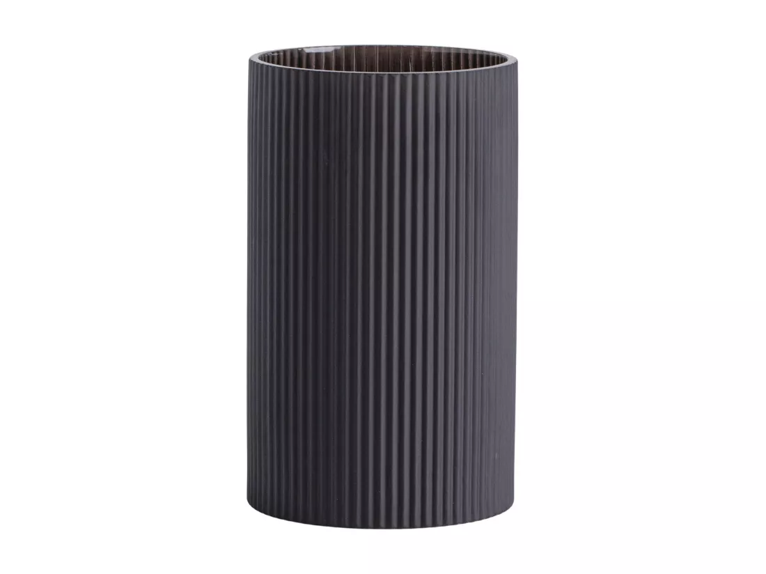 Vase Veer noir moyen 25 x 14.5