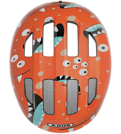 Abus Cykelhjelm - Smiley 3.0 - Orange Monster
