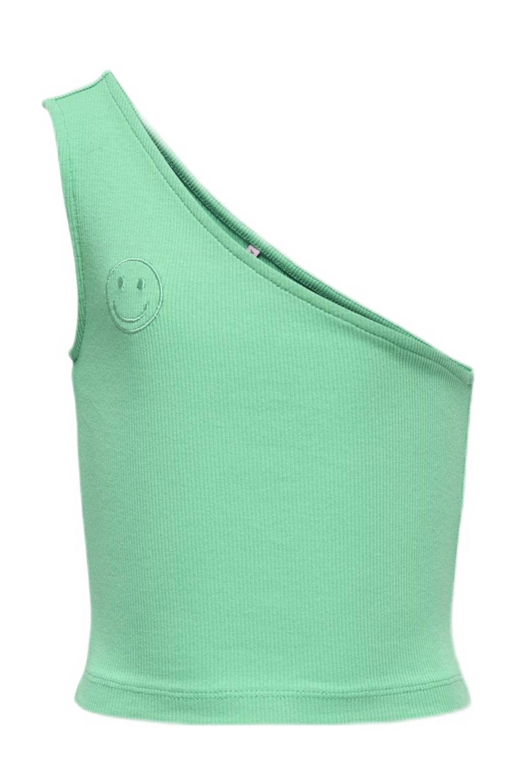ONLY one shoulder top KOGNESSA mintgroen