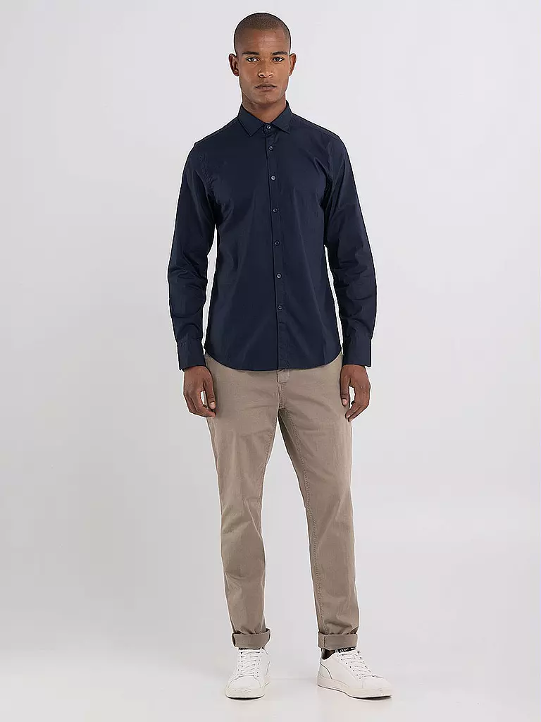 REPLAY Hemd Slim Fit blau
