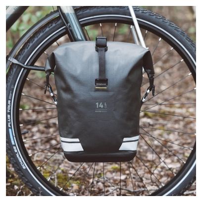 Sacoche de Fourche Riverside 14 L Waterproof Noir