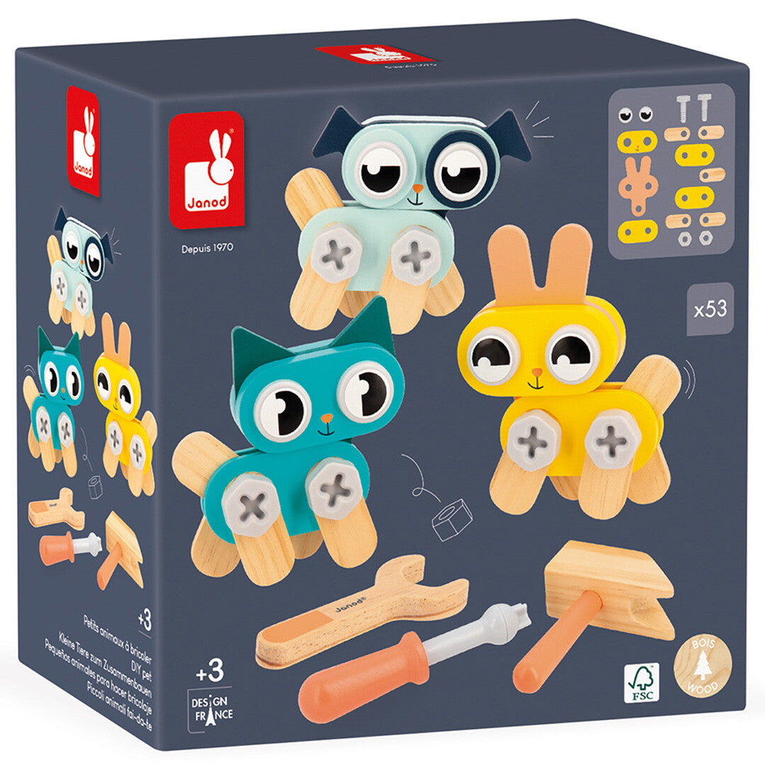 Janod bouwset dieren brico'kids