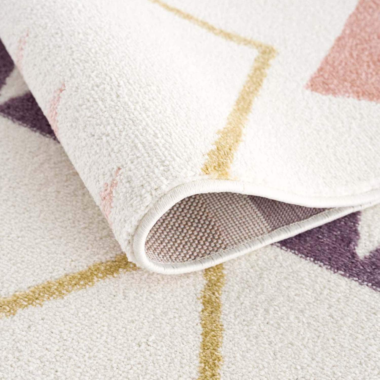 Carpet City Kinderteppich »Anime9382« rechteckig 11 mm Höhe Spielteppich, Zickzack, Weicher Flor, Pflegeleicht, Kinderzimmer