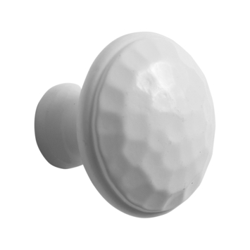 Knop Hamerslag wit 31mm