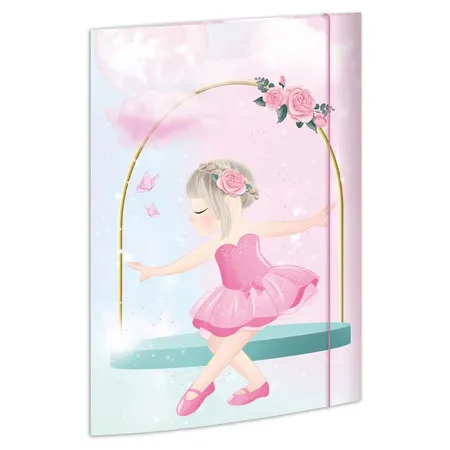 RNK Verlag Zeichenmappe aus stabilem Karton, “Ballerina” für DIN A3