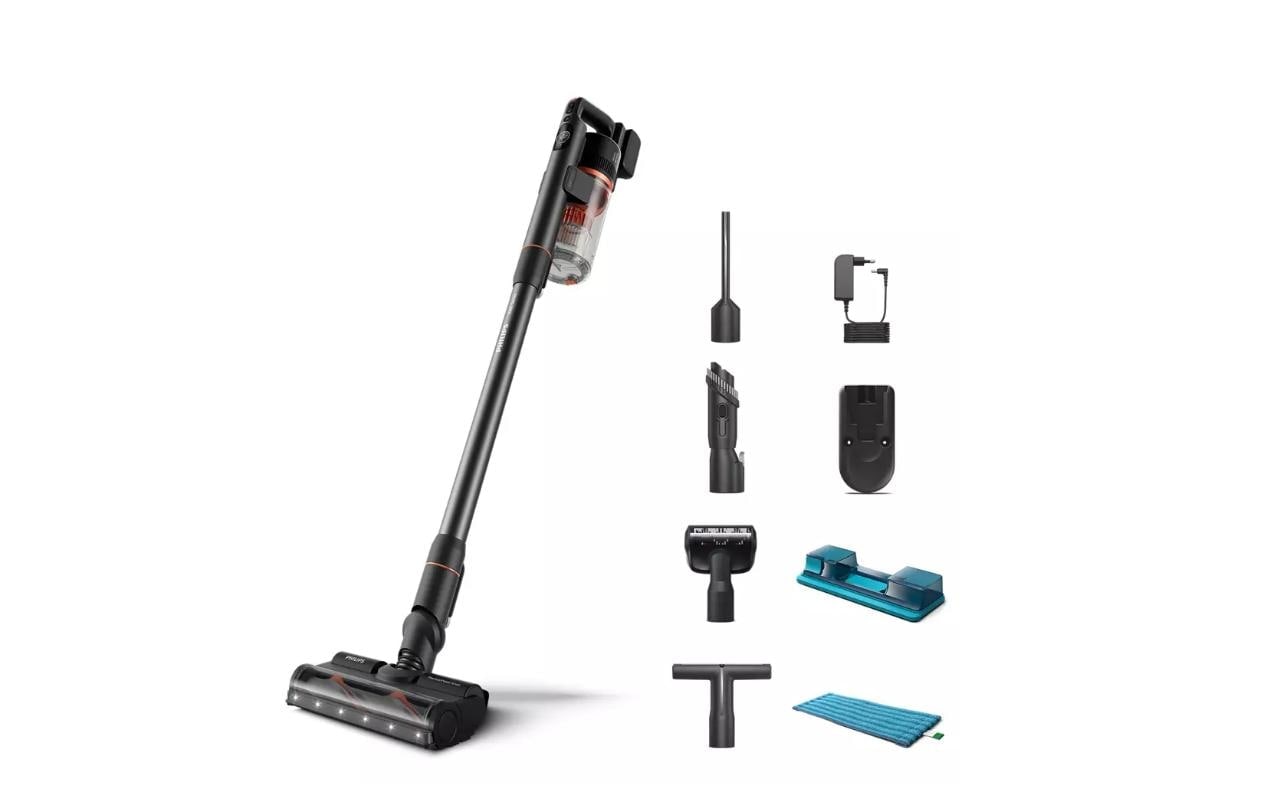 Philips Akku-Hand-und Stielstaubsauger »XC7055 Rot/Schwarz«