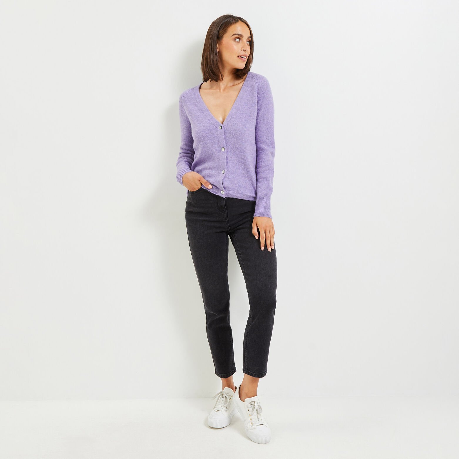 Gilet basic femme