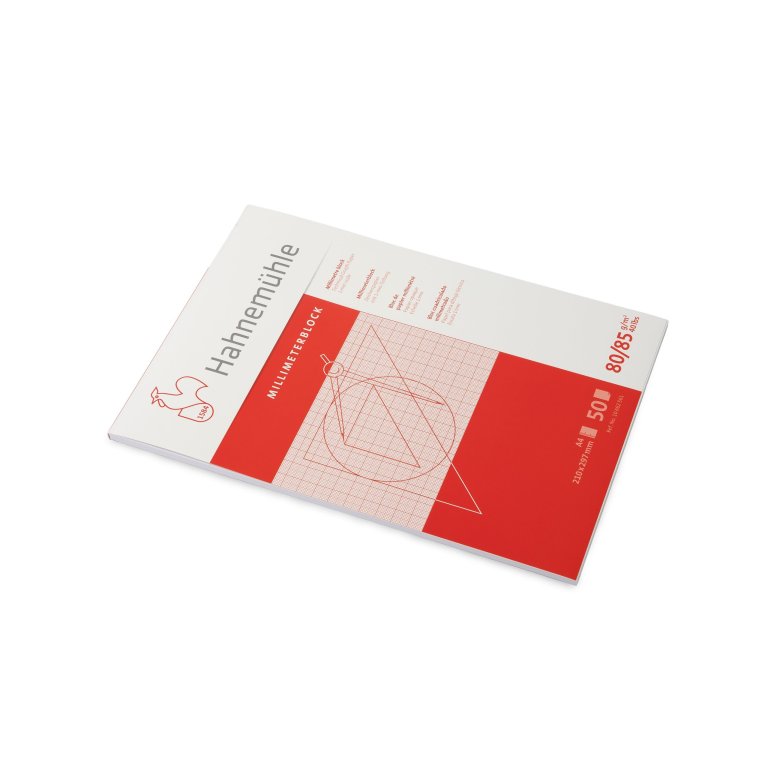 Hahnemühle Millimeterpapier Block, 80 g/m²