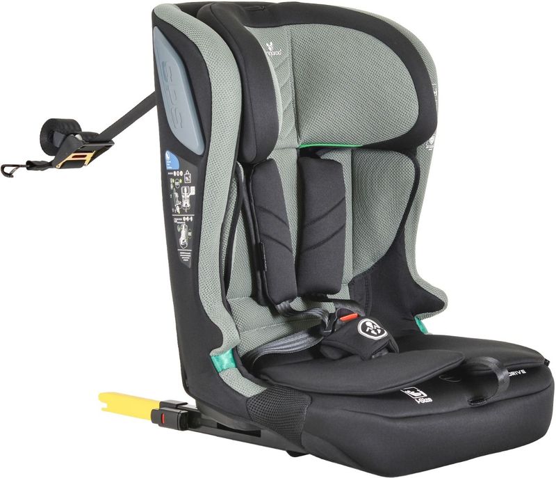 Cangaroo - I-Drive - Autostoel - Groen - Twill - i-Size