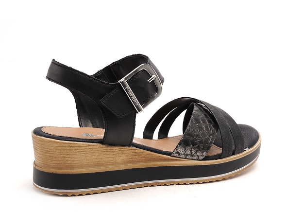 Remonte nu pieds talons femme d6454 noir