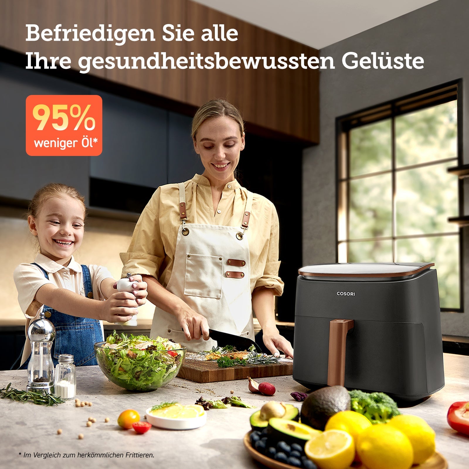 COSORI TurboBlaze™  6.0-Liter Heißluftfritteuse mit DC Motor, Retail Exclusive