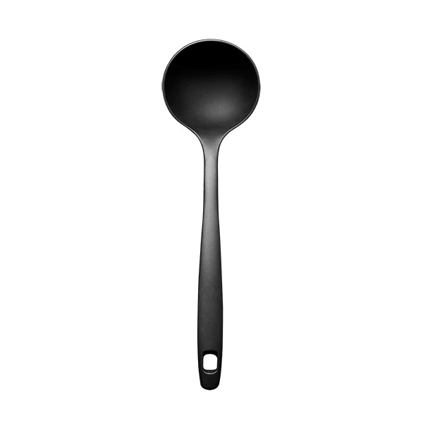 Set 3 ustensiles en nylon : spatule, écumoire, louche