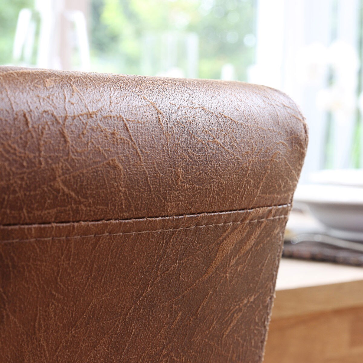 4er-Set Esszimmerstuhl Littau, Stuhl Küchenstuhl ~ Textil, Wildlederimitat, Beine Struktur - Eiche