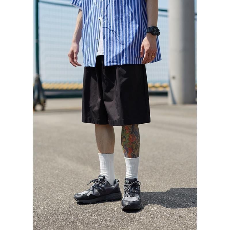 GRAYCIOUS - Effen shorts met elastische taille