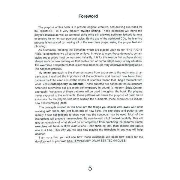 Alfred Music Publishing Contemporary Drumset Technique