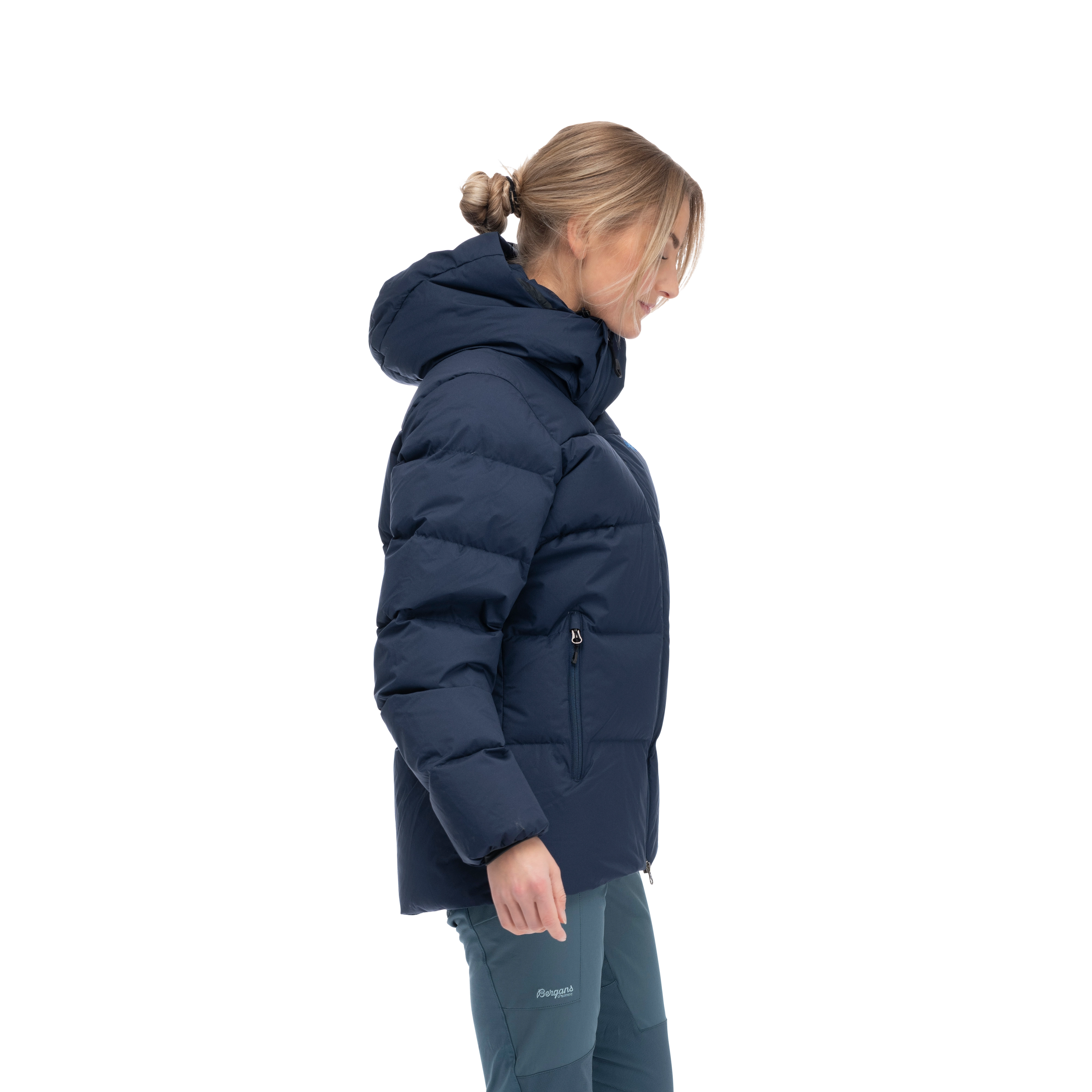 Lava Warm Down Jacket w/Hood Women Navy