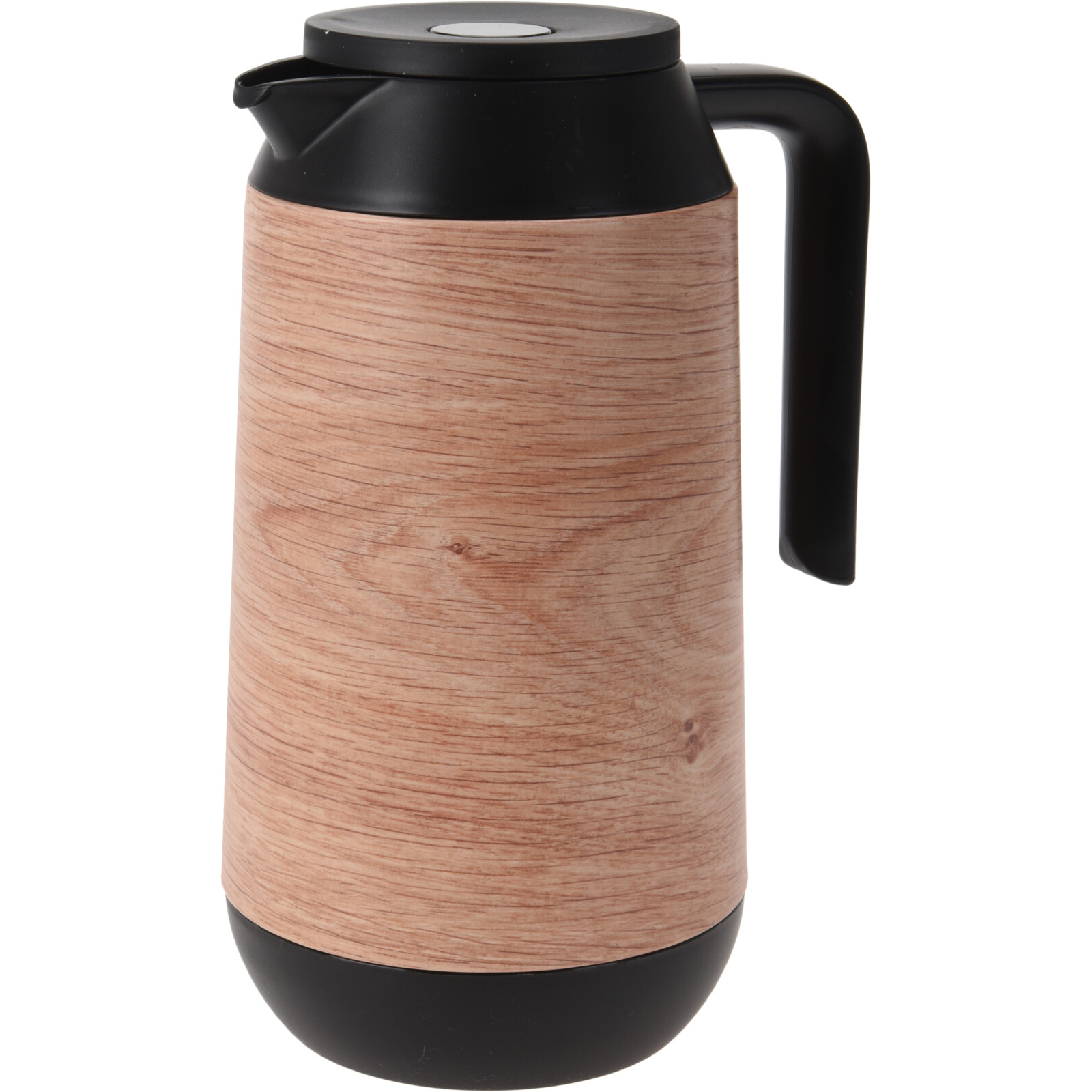 Thermoskanne - schwarz-braun - 1 Liter