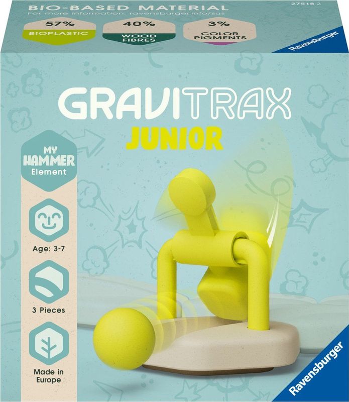Ravensburger - GraviTrax Junior Element Hammer - Knikkerbaan - Kunststof