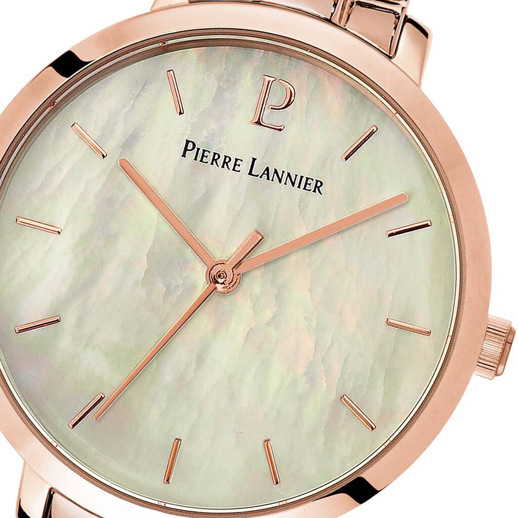 Montre Pierre Lannier Aura Acier Doré Rose