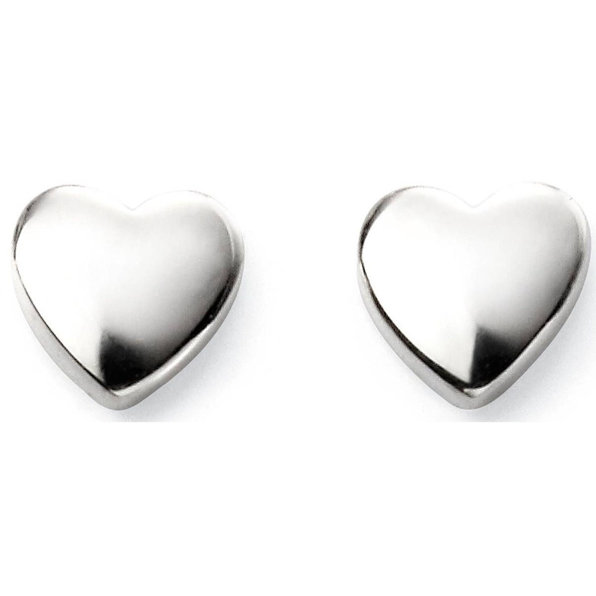 Boucle d'oreille coeur en argent 925/1000