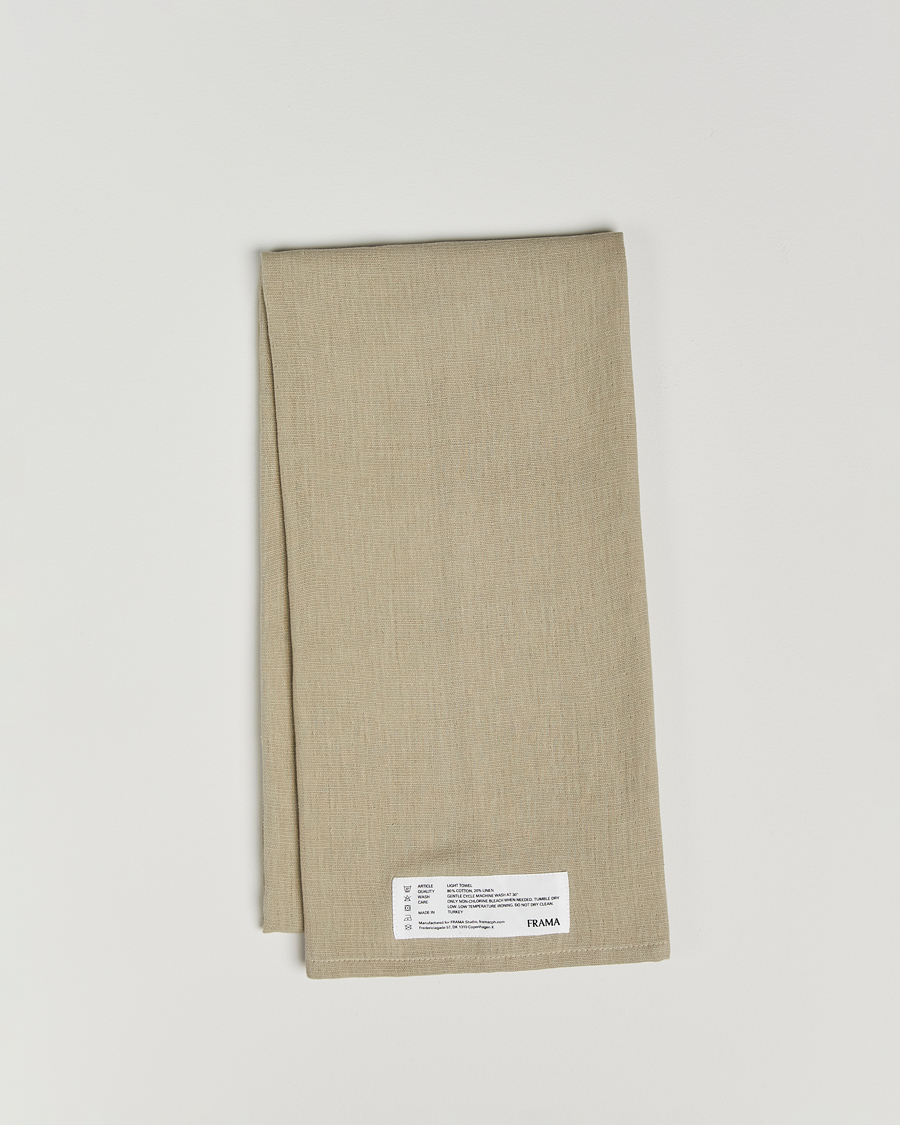Frama Light Bath Towel 70X140cm Sage Green